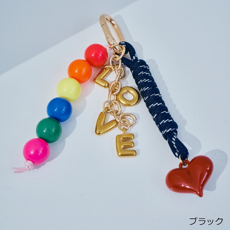 LOVEチャーム ストラップ(ホワイト): 通常| プラザオンラインストア