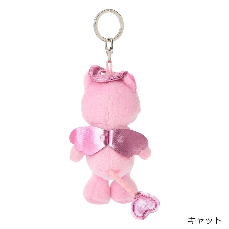 ニキ NICI ぬいぐるみキーリング エンジェル(キャット): 通常| プラザ