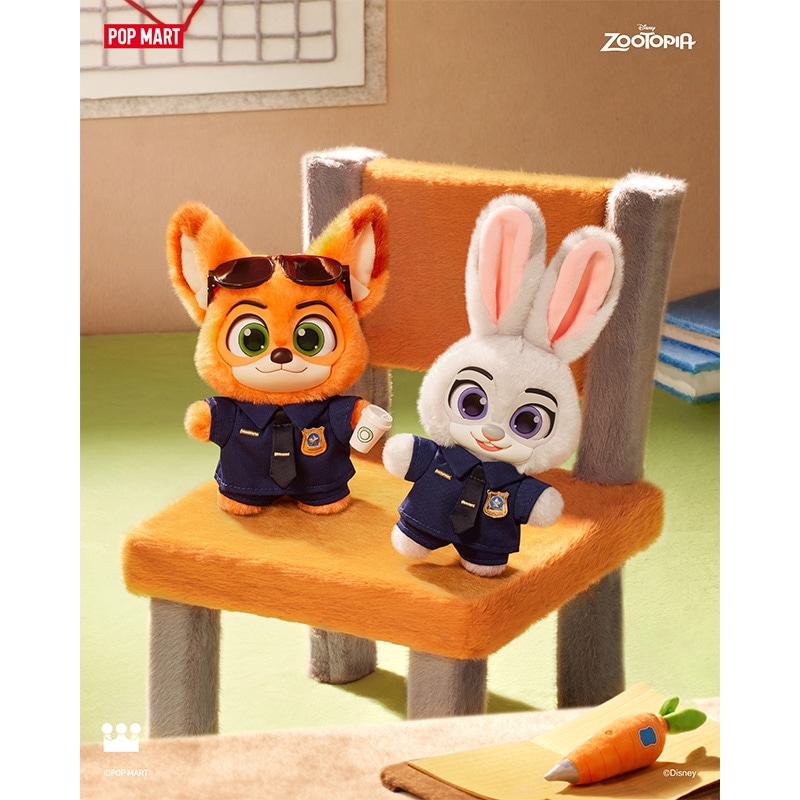 Zootopia Ace Duo シリーズぬいぐるみキーホルダー POP MART ポップマート ZOOTOPIA ズートピア Ace Duo ぬいぐるみ