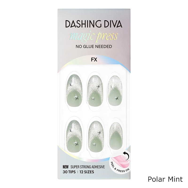 ダッシングディバ マジックプレス ジェルネイルチップ(Rose Fizz