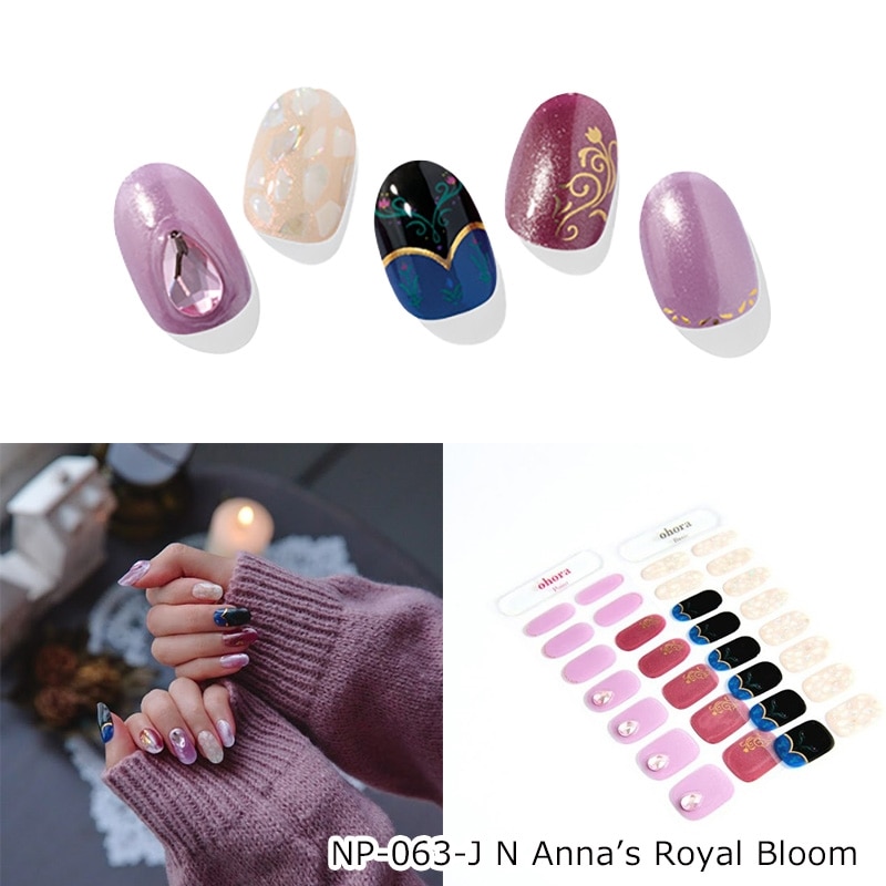 ohora オホーラ ジェルネイル デイズニーコラボデザイン アナと雪の