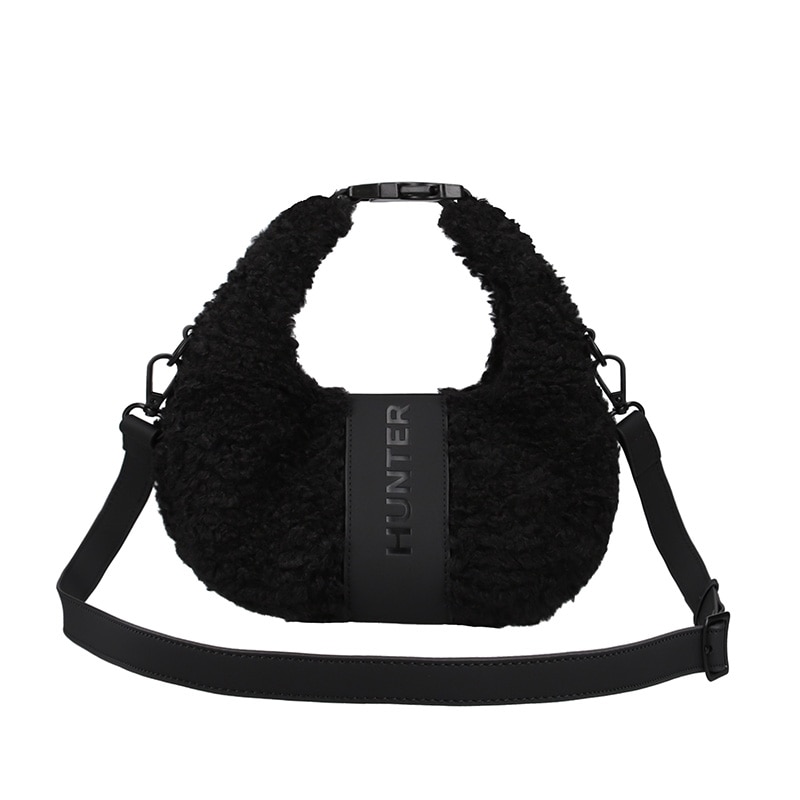 HUNTER ハンター ブークレ ミニ クロスボディ(ブラック): 通常| プラザ