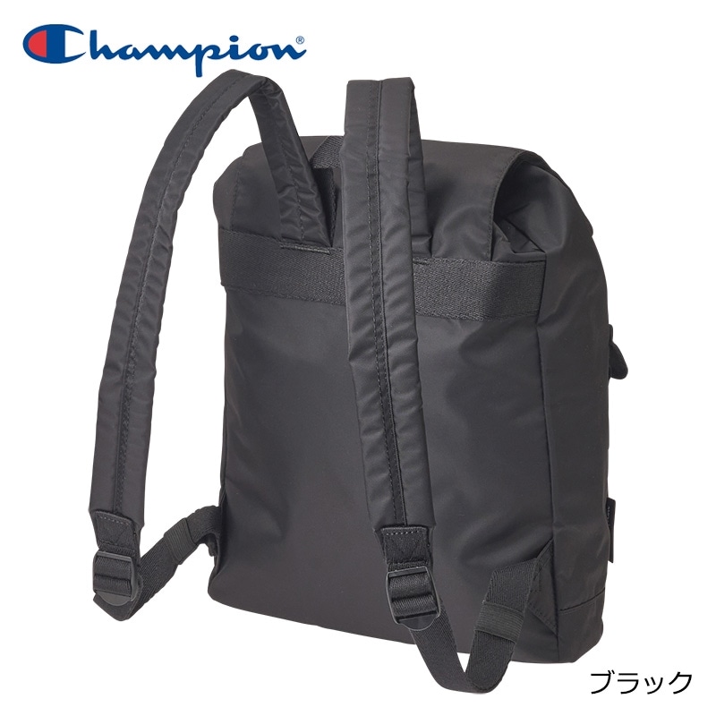 Champion チャンピオン フラップバッグパック(ブラック): 通常| プラザ