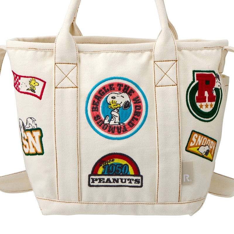 スヌーピー PEANUTS ROOTOTE ルートート デリ刺しゅうトートバッグ 