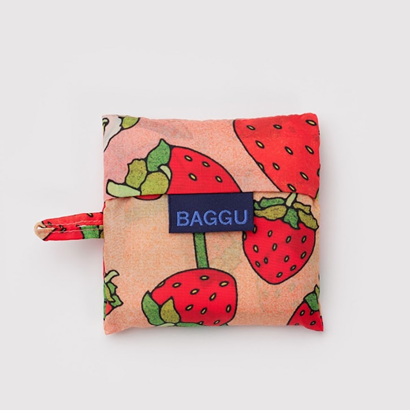 BAGGU BABY エコバッグ. ランチバッグ　ストロベリー柄セット BAGGU＞ BABY ストロベリー /ベビー （エコバッグ）｜green label