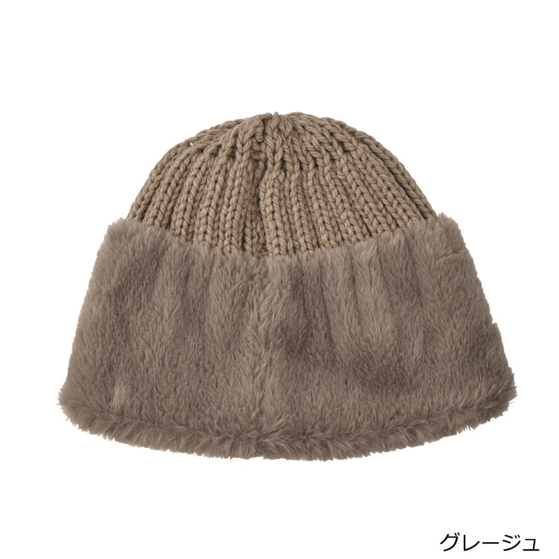ファートーク風ニットワッチ(アイボリー): 通常| プラザオンラインストア