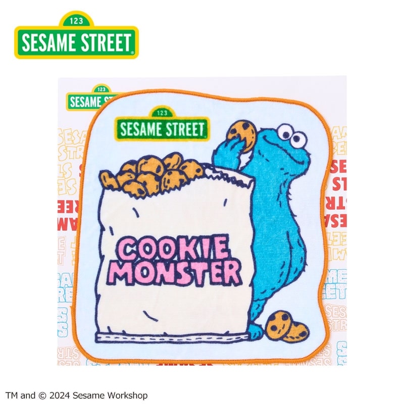 Sesame Street セサミストリート ダイカットタオル(クッキー