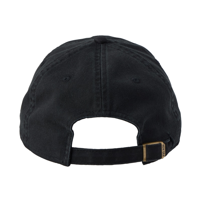 NEW ERA レザーロゴキャップ(ブラック): 通常| プラザオンライン