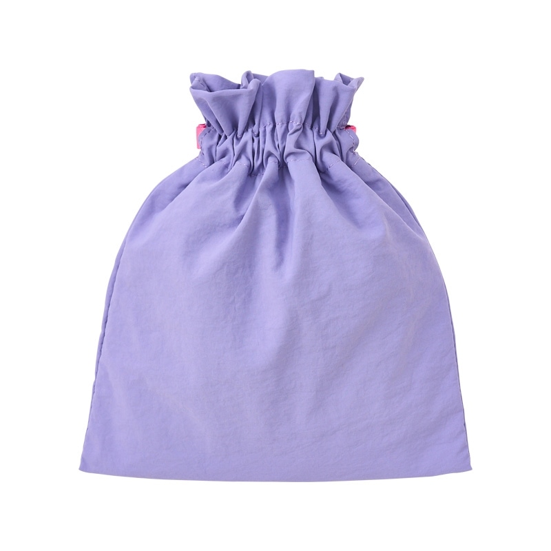 TOM and JERRY トムとジェリー 刺しゅう巾着ポーチ(パープル): 通常