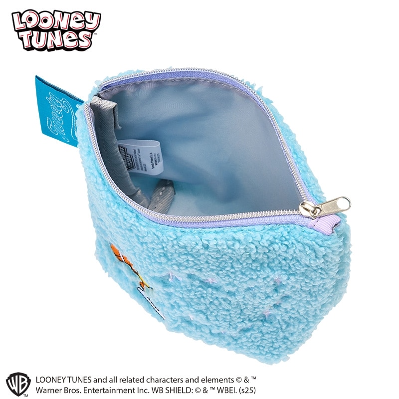 LOONEY TUNES ルーニー・テューンズ トゥイーティー ボア舟形ポーチ