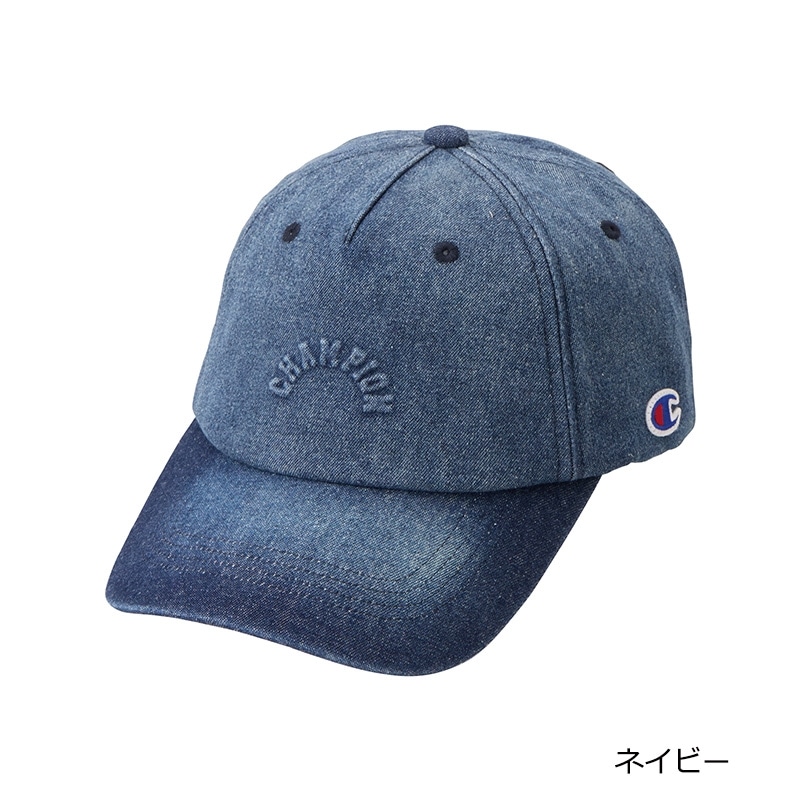Champion チャンピオン デニムエンボスキャップ(ネイビー): 通常