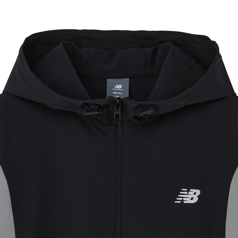 【新品】New Balance 名古屋フーデッドウーブングラフィックジャケット New Balance ニューバランス ウーブンフーデッドジャケット(ジャケット