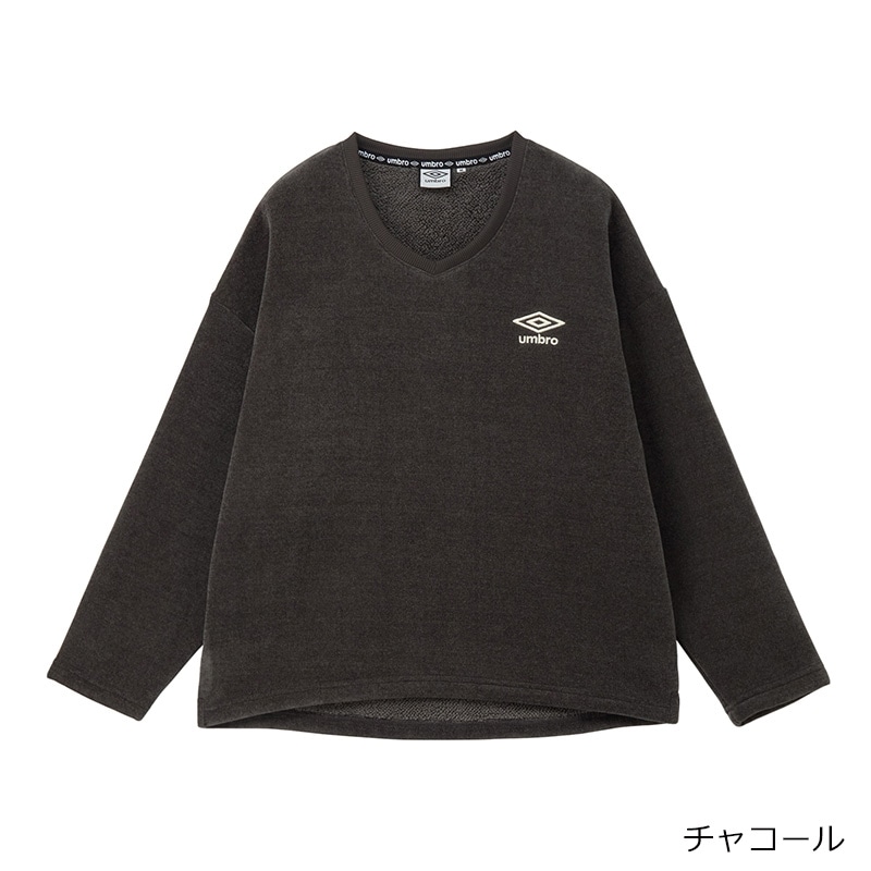 トップス fekete umbro umbro アンブロ ボアトップス(モカ): 通常| プラザオンラインストア