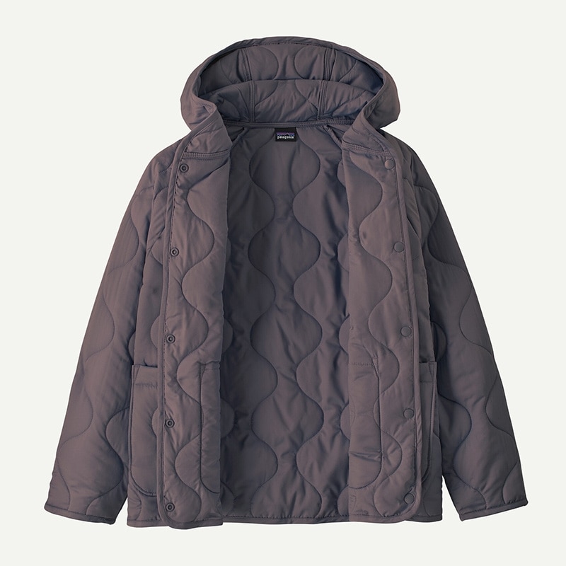 Patagonia パタゴニア キッズ キルテッド パファー(May Grey): 通常 Patagonia パタゴニア キッズ キルテッド パファー(May Grey): 通常