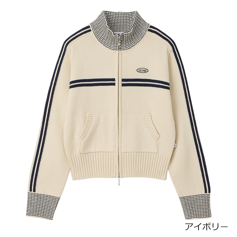 CONVERSE コンバース スタンドニットジャケット(ブラウン): 通常
