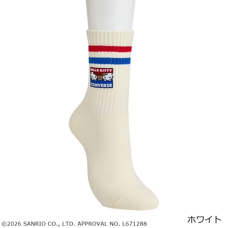 CONVERSE コンバース × HELLO KITTY ハロー キティ ソックス(ピンク