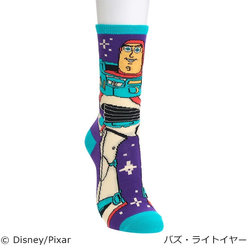 TOY STORY トイ・ストーリー ソックス 2Pセット(ジェシー/バズ・ライト