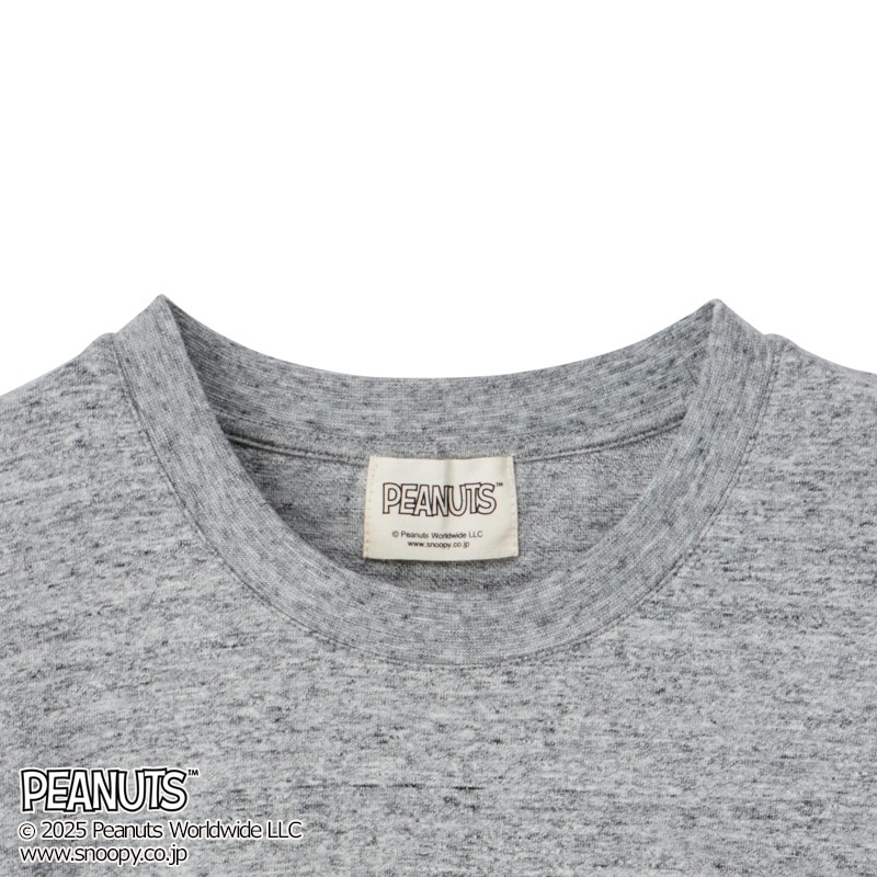 スヌーピー PEANUTS Tシャツ さんぽ グレー(グレー): 通常