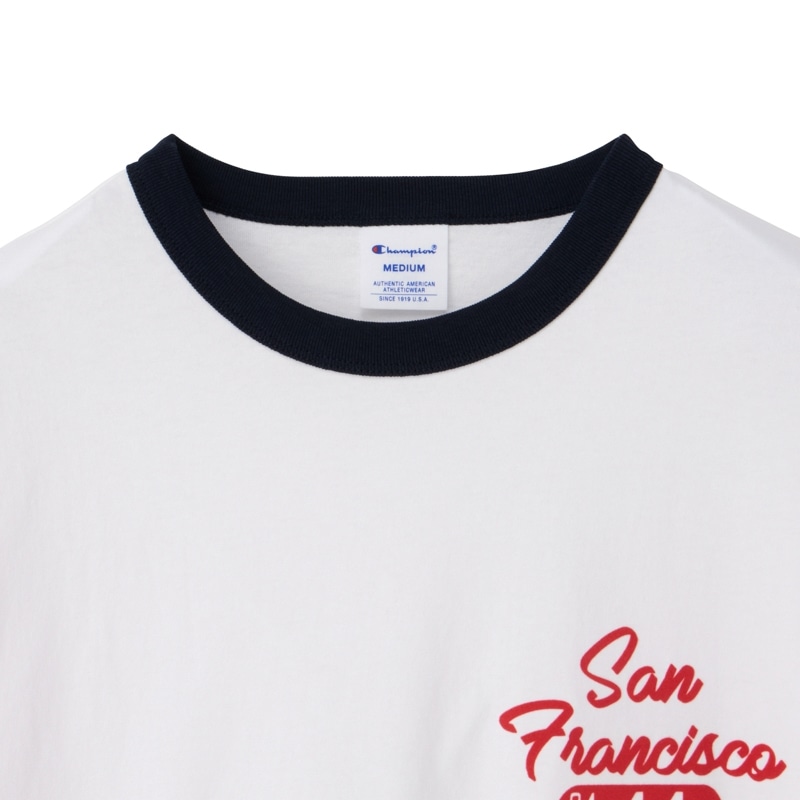 Champion チャンピオン プリント Tシャツ B346(ネイビー): 通常