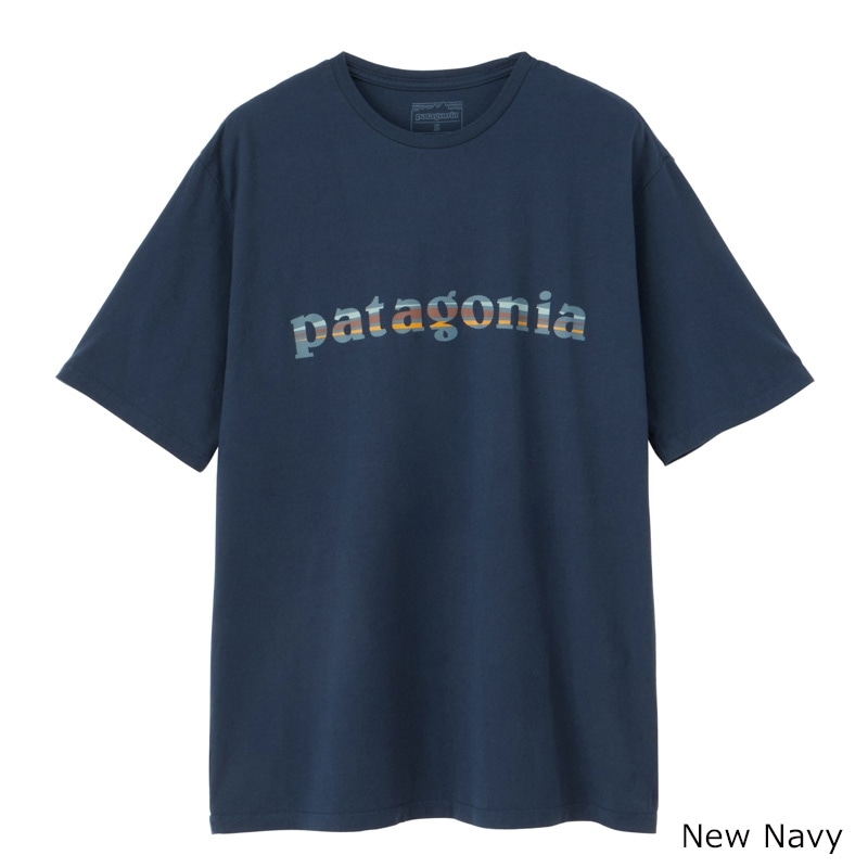 Patagonia パタゴニア メンズ 73 テキスト ロゴ オーガニック T
