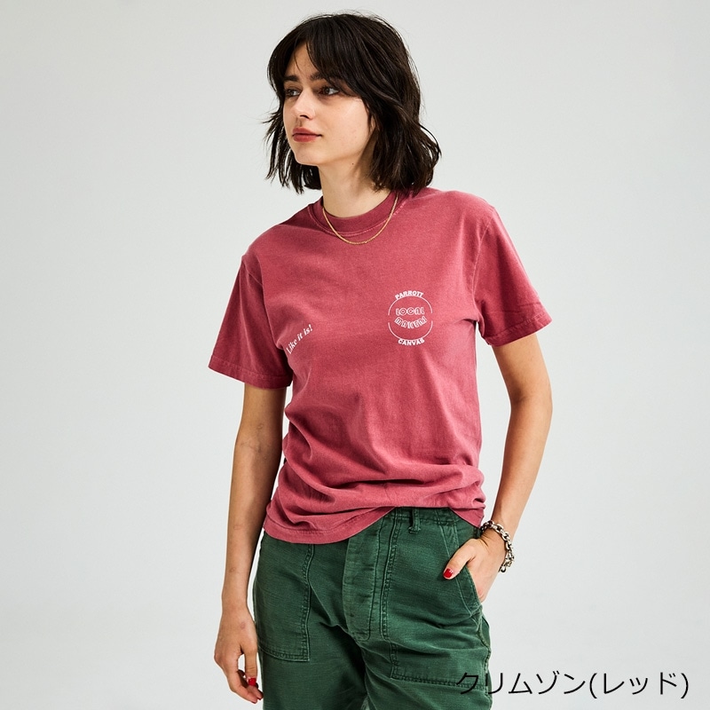 tシャツ PARROTT CANVAS/パロットキャンバス ローカルメーカーズTEE レディース PARROTT CANVAS tシャツ CANVAS/パロットキャンバス ローカル