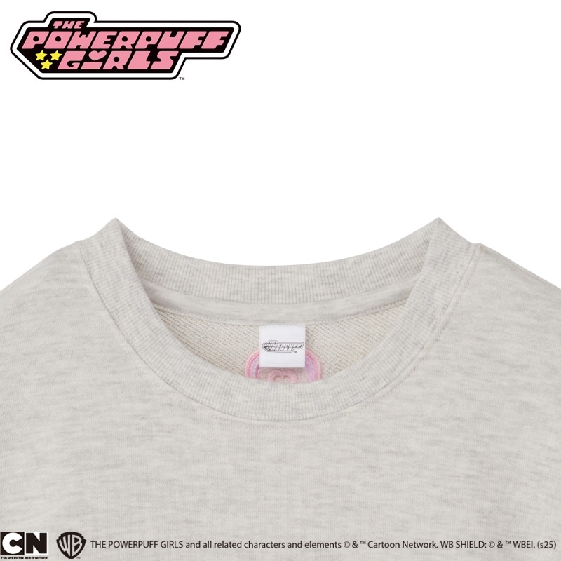 NEWJEANS パワーパフガールズ スウェット Lサイズ NewJeans x パワーパフガールズ パーカー スウェットシャツ黒L