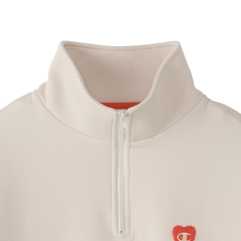 Champion チャンピオン ハーフジップスウェット(ブリーチ