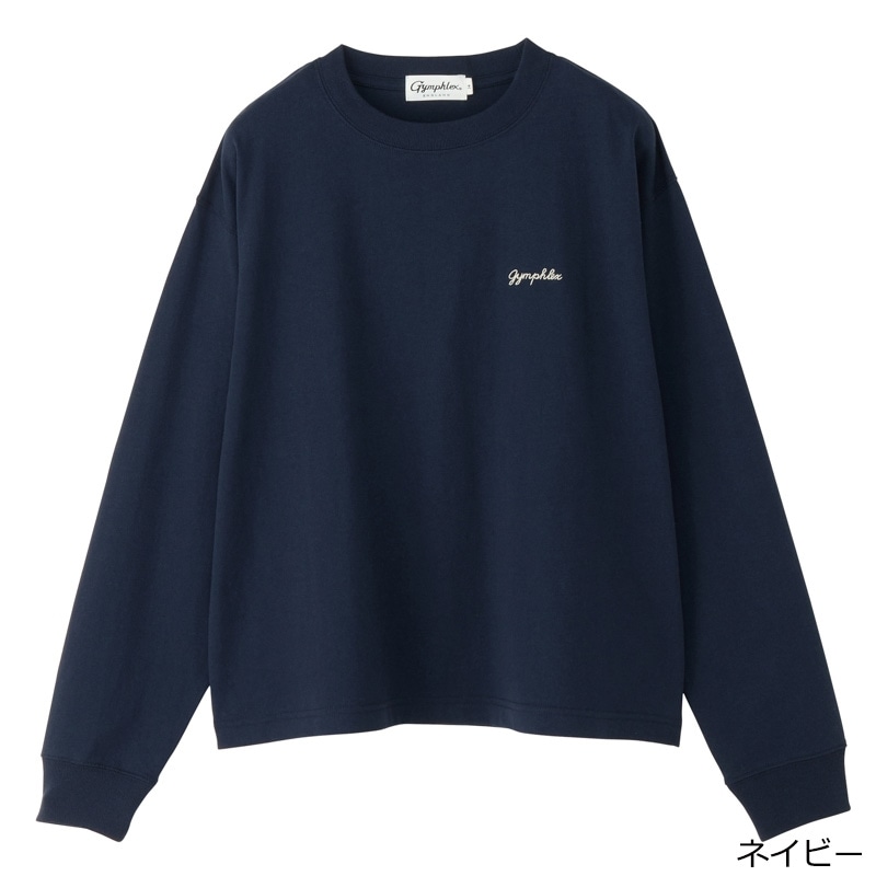 Gymphlex ジムフレックス クルーネックロングスリーブTシャツ(サックス
