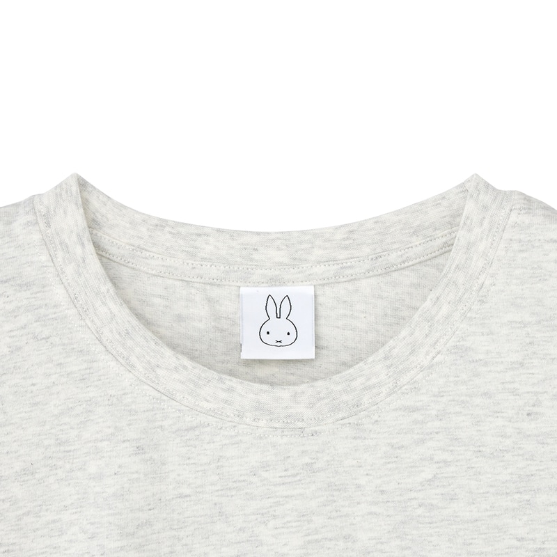 ミッフィー Miffy / Tシャツ サガラ刺しゅう アッシュ（ベーシック