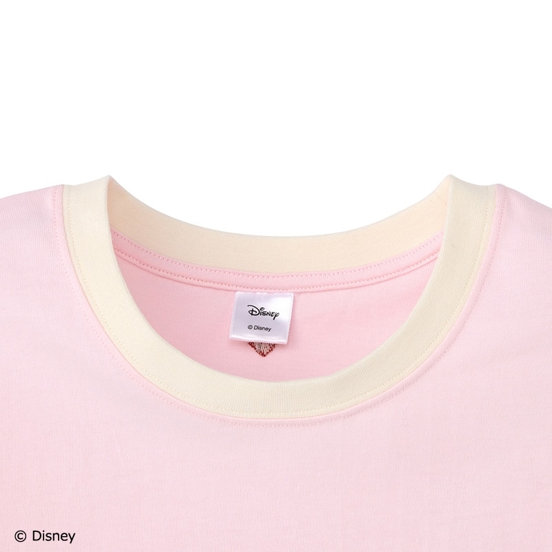 Disney（ディズニー）/ アリエル / リンガーTシャツ アリエル ピンク
