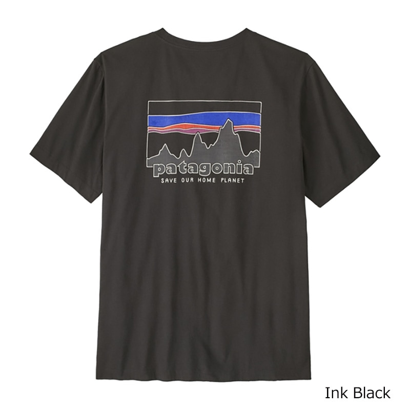 Patagonia パタゴニア メンズ・'73 スカイライン・Tシャツ(Ink Black