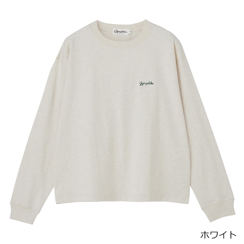 Gymphlex ジムフレックス コットンジャージー クルーネック長袖Tシャツ