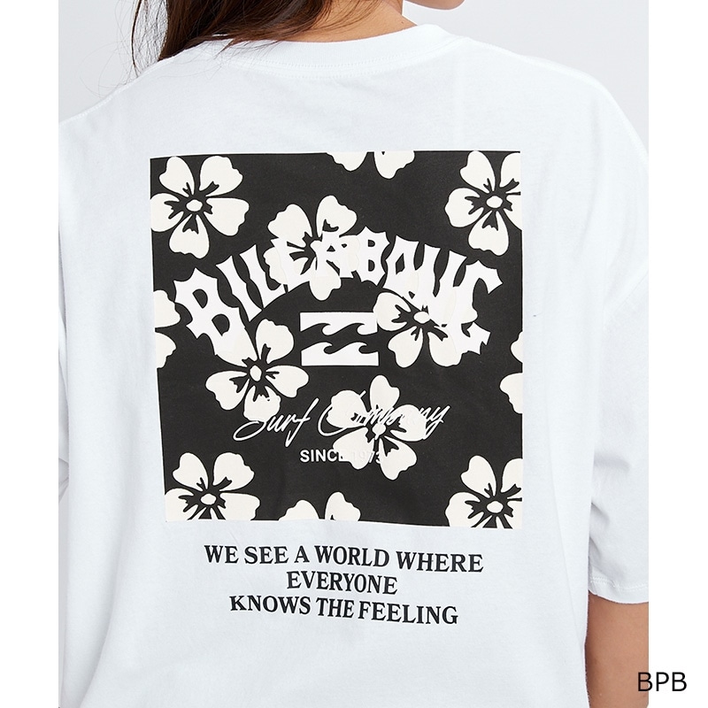 BILLABONG ビラボン ウィメンズ SQUARE LOGO Tシャツ(BPB): 通常