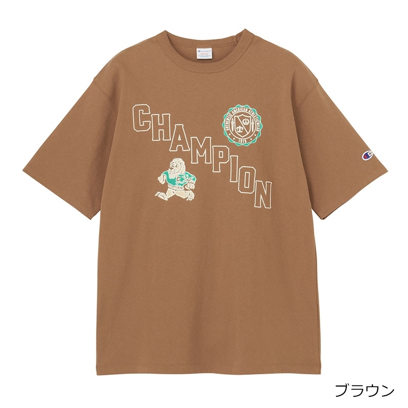 Champion チャンピオン プリントTシャツ(ブラック): 通常| プラザ