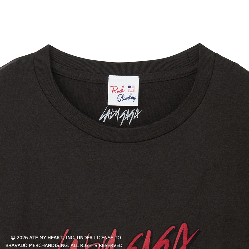 LADY GAGA レディー・ガガ / Tシャツ スミクロ (ベーシック)(スミクロ