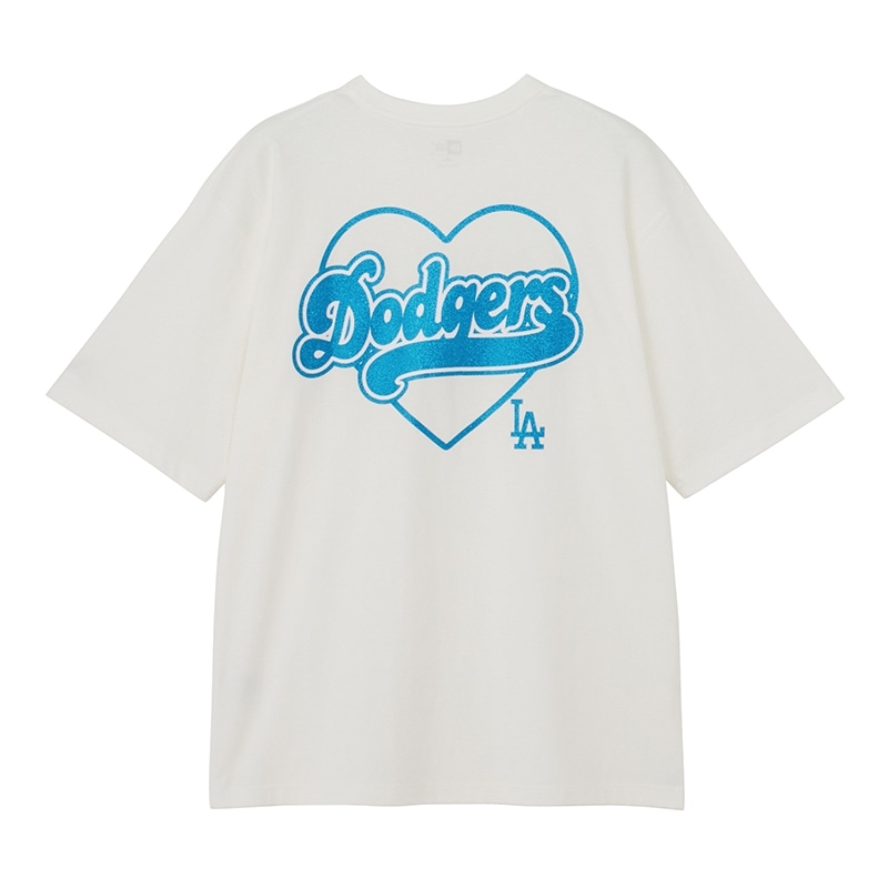 NEW ERA ニューエラ MLB Tシャツ(ホワイト／ロサンゼルス・ドジャース