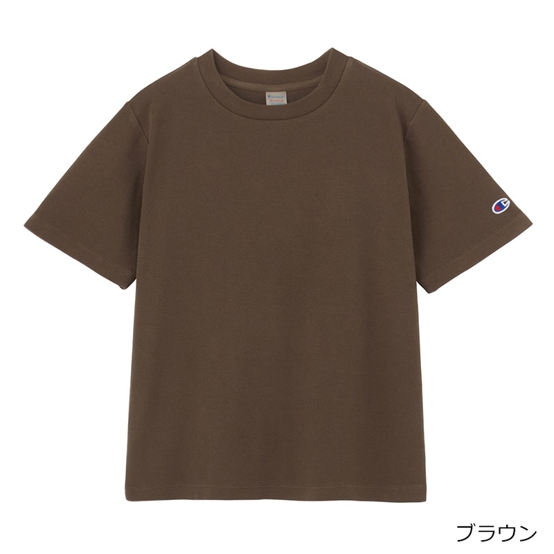 Champion チャンピオン ショートリブTシャツ(ブラック): 通常| プラザ