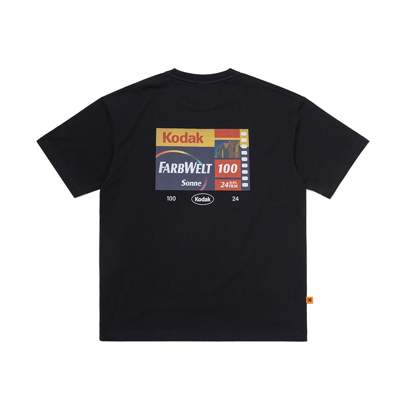 Kodak コダック ショートスリーブ Tシャツ(ブラック): 通常| プラザ