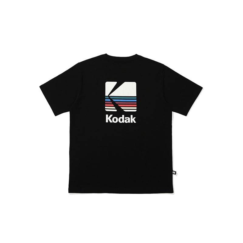 Kodak コダック レインボー ソロナ Tシャツ(ブラック): 通常| プラザ
