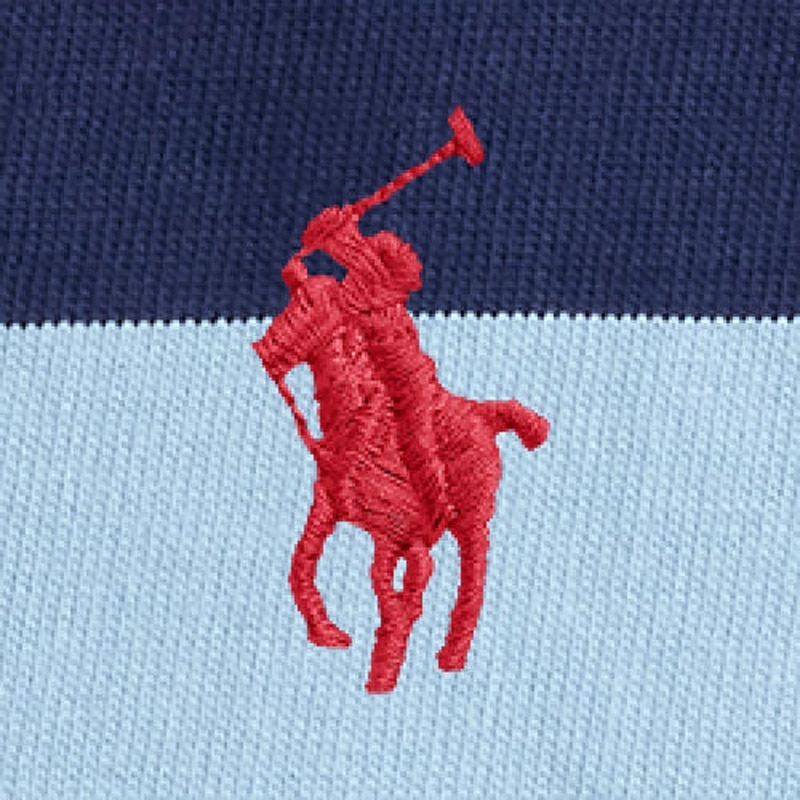 POLO RALPH LAUREN ポロ ラルフ ローレン ラグビーシャツ(ブルー
