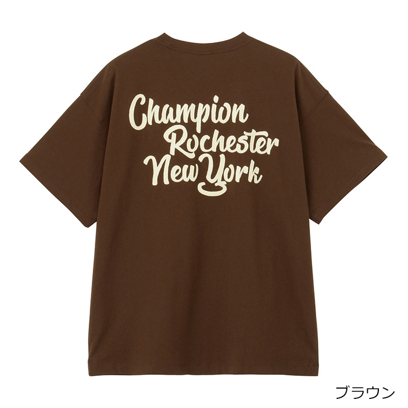 Champion チャンピオン ショートスリーブTシャツ(ブラウン): 通常