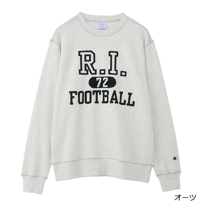 Champion チャンピオン プリントスウェット(ダークグレー): 通常