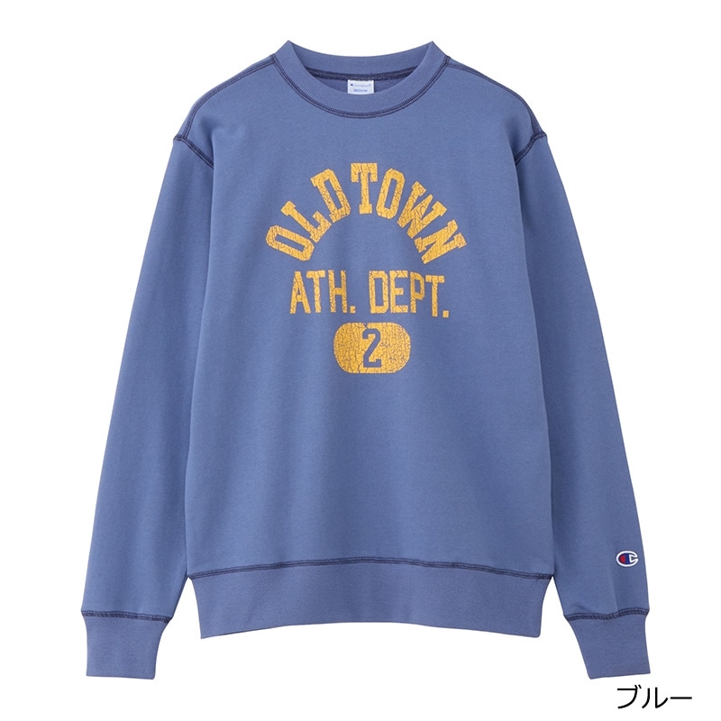 Champion チャンピオン プリントスウェット(グレー): 通常| プラザ