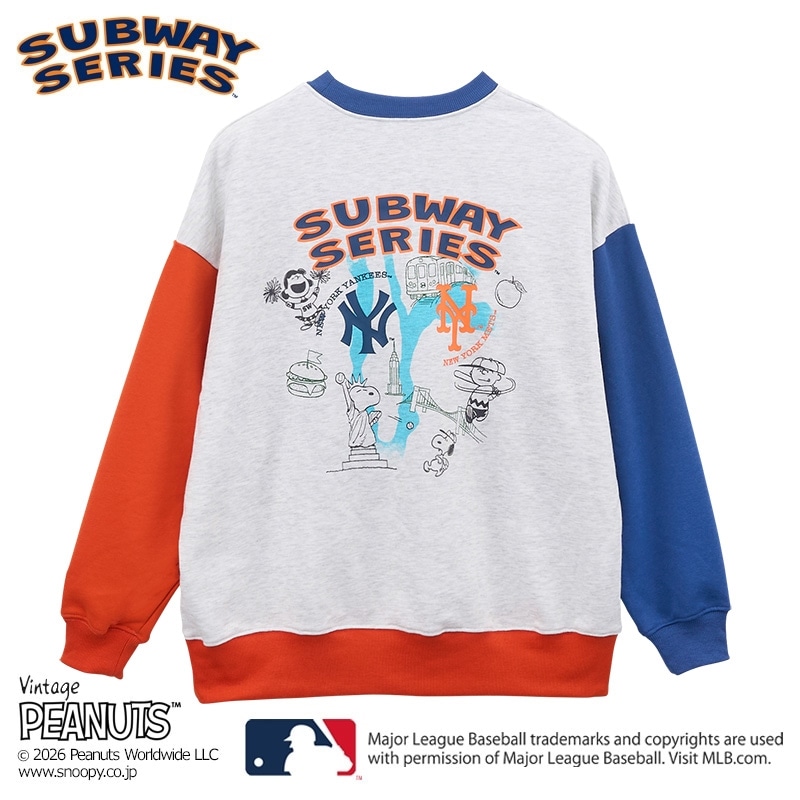 スヌーピー PEANUTS MLB スウェット(ミックス): 通常| プラザ