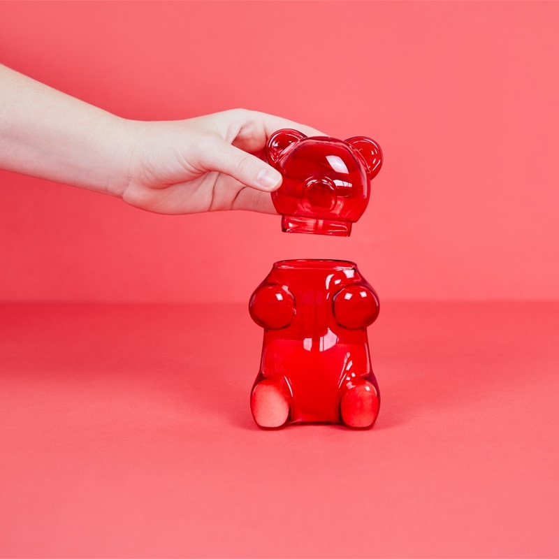 balvi バルビ シュガーポット グミベア レッド(レッド): 通常| プラザ