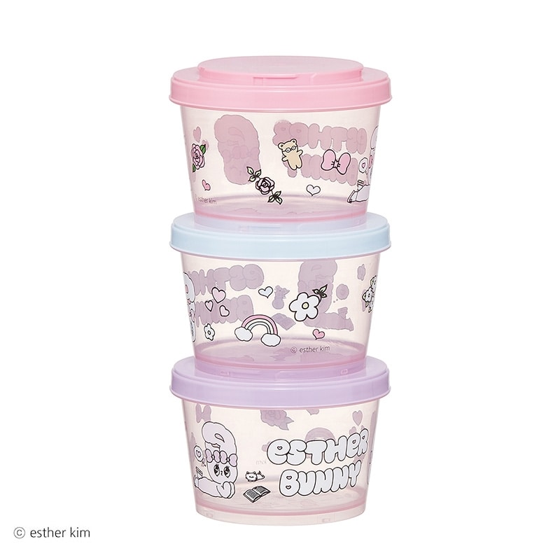 Esther Bunny エスターバニー ジョイント式保存容器3個セット(保存容器