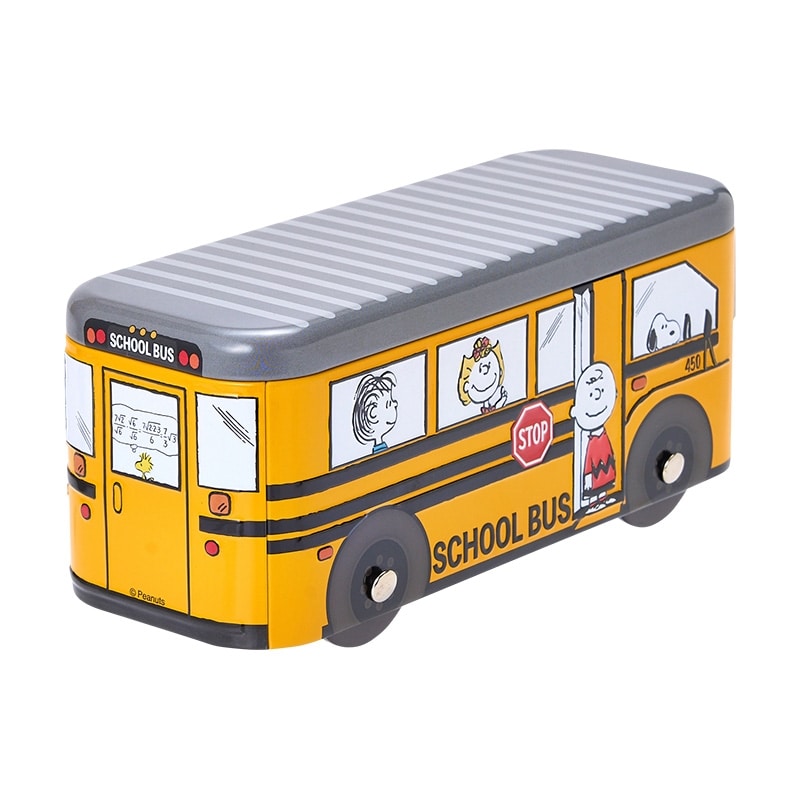 スヌーピー PEANUTS EUREKA エウレカ バス缶(クッキー): 通常| プラザ