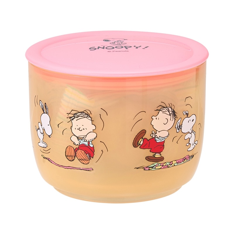 スヌーピー PEANUTS クリアコンテナ (クッキー入り) ※アソートの為種類