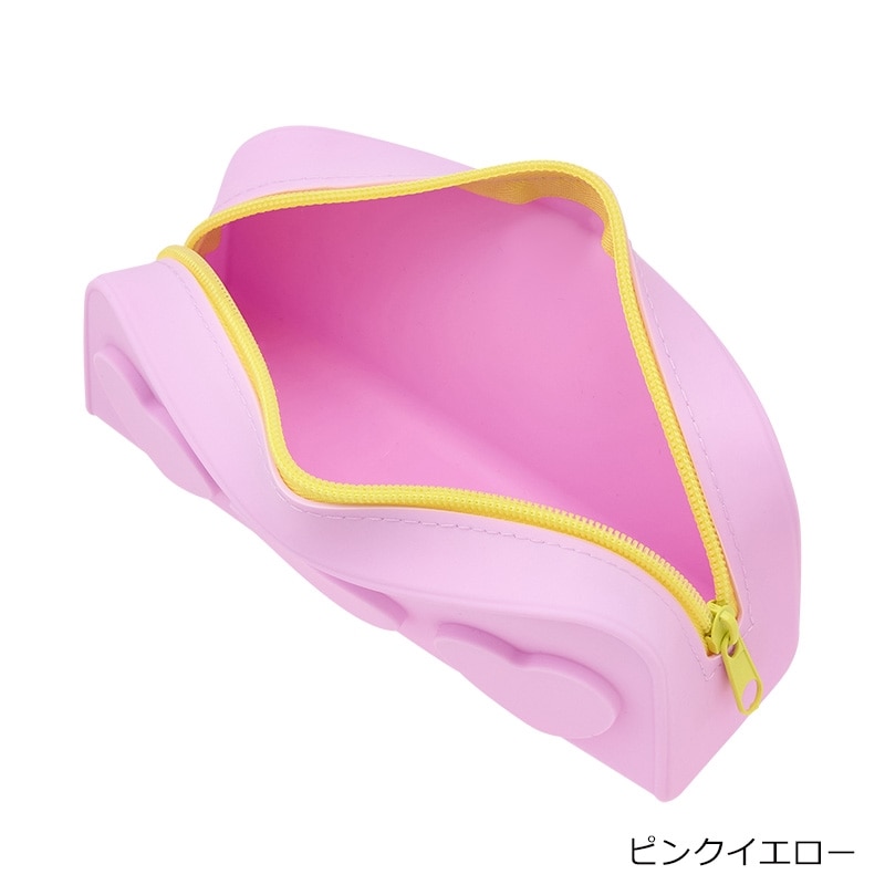 Tippi シリコンペンケース ハート(ピンクイエロー): 通常| プラザ