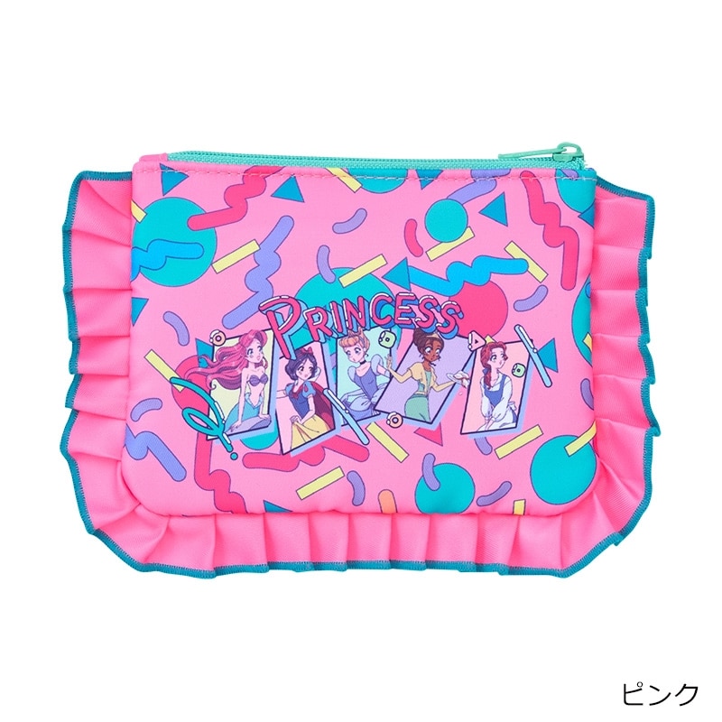 Disney(ディズニー) ディズニープリンセス フリルポーチ(ピンク): 通常